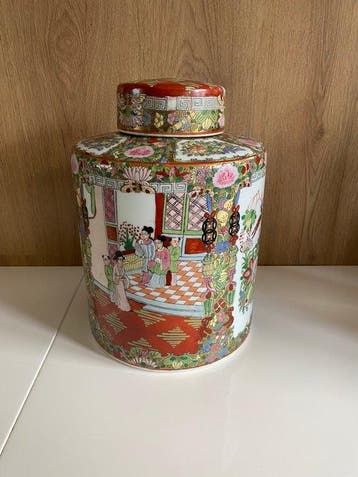 Gemberpot - Porselein - Gemberpot Kantonees