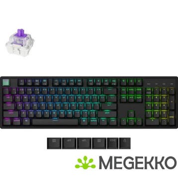 Keychron K10 HE Zwart Magnetic Switch Draadloos Hall Effect, Computers en Software, Verzenden, Nieuw