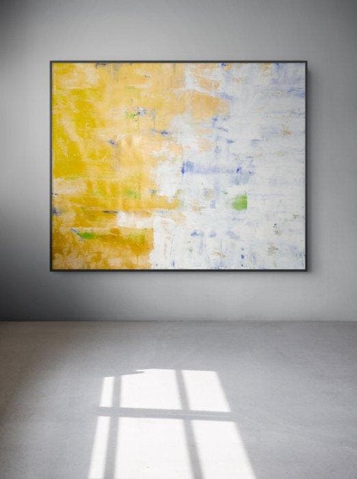 Sandra Glaser - Cloud Window - XXL, Antiek en Kunst, Kunst | Schilderijen | Modern
