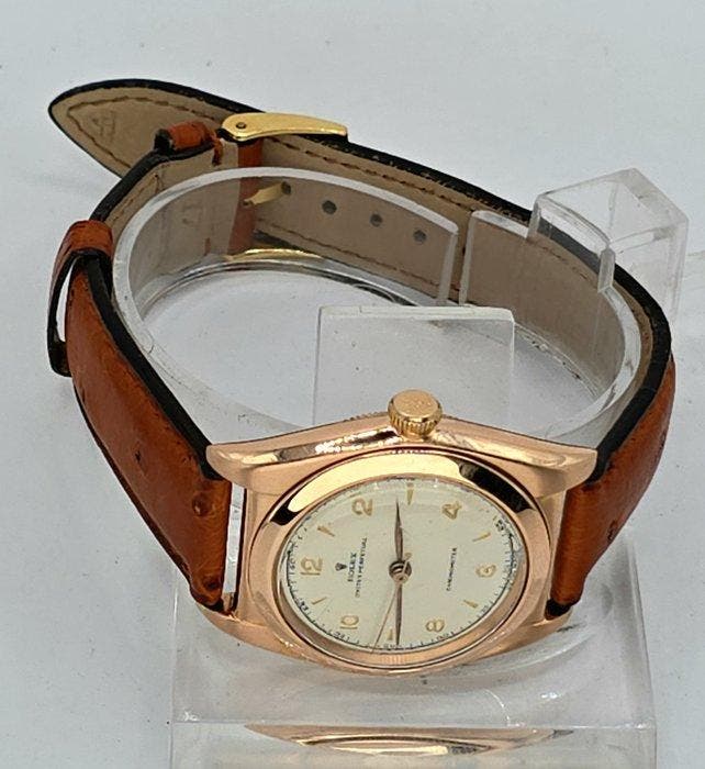 Rolex - Oyster Perpetual - Bubbleback - Chronometer - Ref., Handtassen en Accessoires, Horloges | Heren