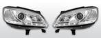 Koplampen LED DRL | Opel Zafira 1999-2005 | chroom, Verzenden, Nieuw, Opel