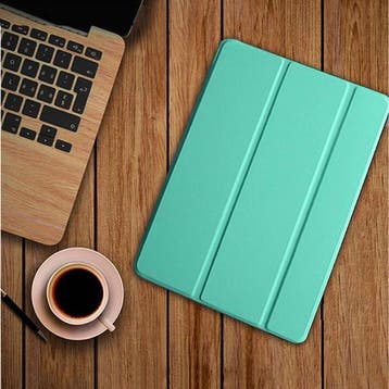 iPad Pro 9.7 (2016)  Leren Vouwbare Cover Hoesje Case Groen, Verzenden