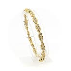 Gouden tennisarmband met diamant; 1,71 ct. (Schakelarmband), Gebruikt, Overige kleuren, Ophalen of Verzenden, Met edelsteen