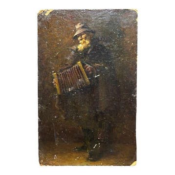 Nazzareno Sidoli (1879–1969) - Il Suonatore di Fisarmonica -, Antiek en Kunst