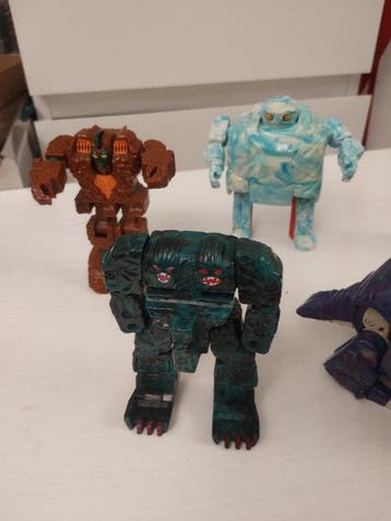 Bandai - Speelgoed Rock Lords Transforming Action Figures,