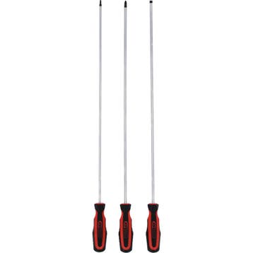 KS Tools Schroevendraaier Set Extra Lang 3-Delig, Auto diversen, Autogereedschap, Verzenden, Nieuw