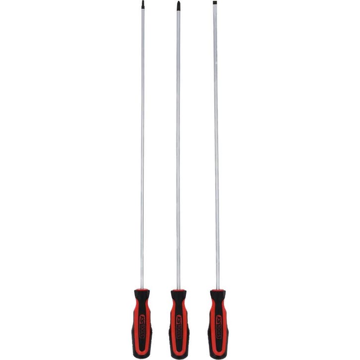 KS Tools Schroevendraaier Set Extra Lang 3-Delig, Auto diversen, Autogereedschap, Nieuw, Verzenden