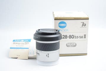 Minolta AF Zoom 3.5-5.6/28-80mm II Silver + AF Zoom 75-300mm, Nieuw