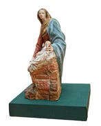 Scuola emiliana (XVIII) - sculptuur, Madonna con Bambino -
