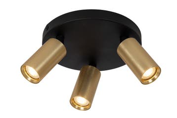 Lucide RITMO - Plafondspot - Ø 18 cm - 3xGU10, Verzenden