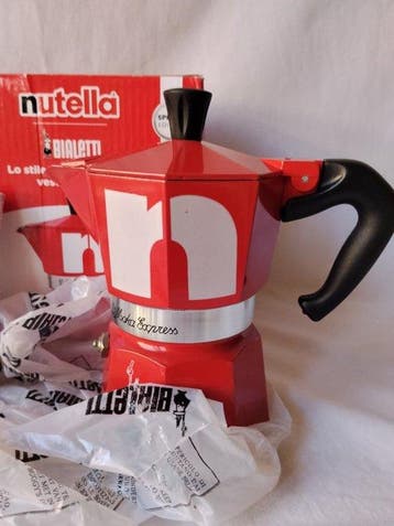 Bialetti Moka Express 3 tazze Nutella Special Edition -
