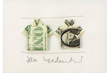 Jan Henderikse (1937) - Dollar Shirts, Antiquités & Art