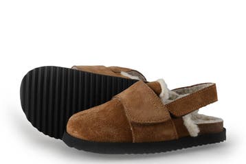 Nubikk Pantoffels Meisjes in maat 28 Cognac, Kinderen en Baby's, Verzenden, Jongen of Meisje, Nubikk, Schoenen