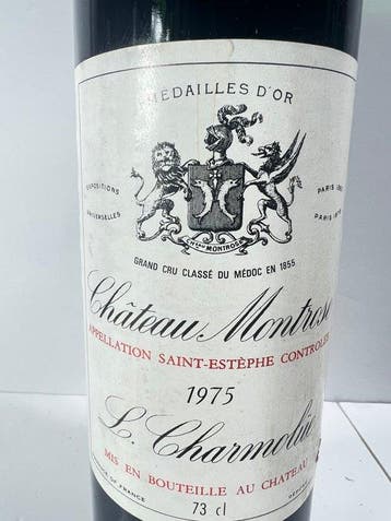 1975 Chateau Montrose, L. Charmolue - Saint-Estèphe 2ème