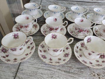 Royal Albert - Service de table (18) - Lavender Rose, Sweet