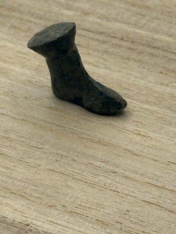 Oud-Romeins, Keizerrijk Brons Kleine meubelpoot, in de vorm