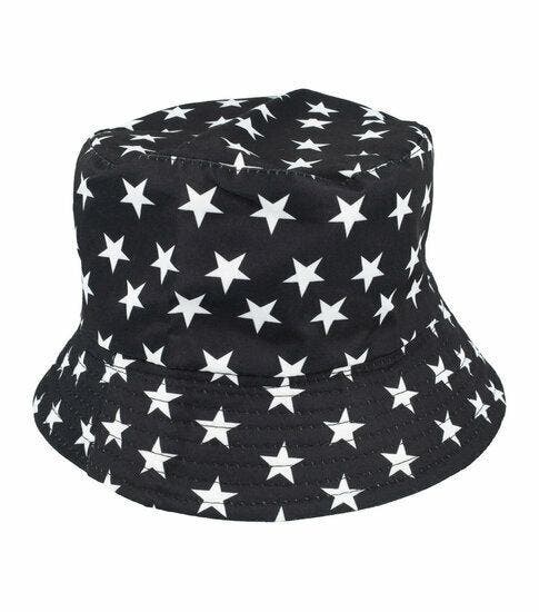 Bucket Hat Hoedje – Sterren Print - Omkeerbaar – One Size –, Kleding | Dames, Hoeden en Petten
