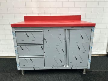 Elfinox Snijtafel met 3 lades en 2 draaideuren | 120 CM, Ophalen of Verzenden, Nieuw in verpakking