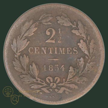 Luxemburg. 2 1/2 Centimes t/m 20 Francs 1854 t/m 1946 (15