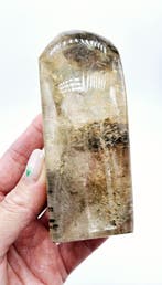 Lodoliet punt - Garden quartz (groot stuk), Ophalen of Verzenden