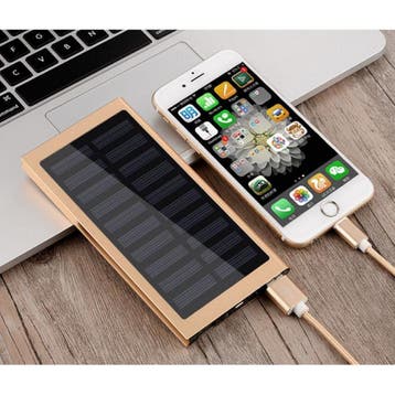 Externe 30.000mAh Solar Charger Powerbank Zonnepaneel, Telecommunicatie, Verzenden, Nieuw, Stuff Certified®