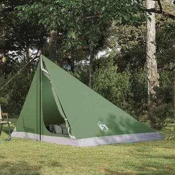 vidaXL Backpacking Tent 4-persoons Groen 185T Polyester met, Verzenden