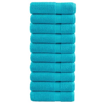 vidaXL Badhanddoeken SOLUND 10 st 600 g/m² 100x150 cm, Huis en Inrichting, Badkamer | Badtextiel en Accessoires, Verzenden, Nieuw