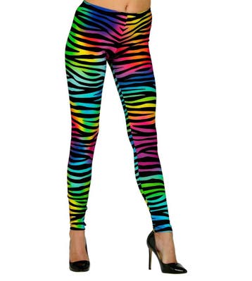 Neon 80S Legging Dames, Verzenden