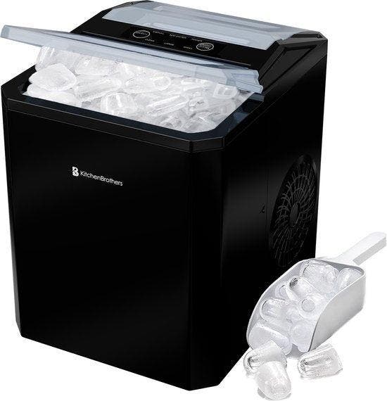 2dekans | KitchenBrothers IJsblokjesmachine - 1L -, Elektronische apparatuur, Koelkasten en IJskasten, Ophalen of Verzenden