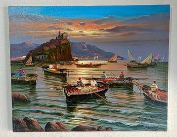 Mariano Galanti (XX) - Luci del Tramonto