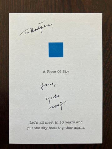 Yoko Ono (1933) - A Piece Of Sky