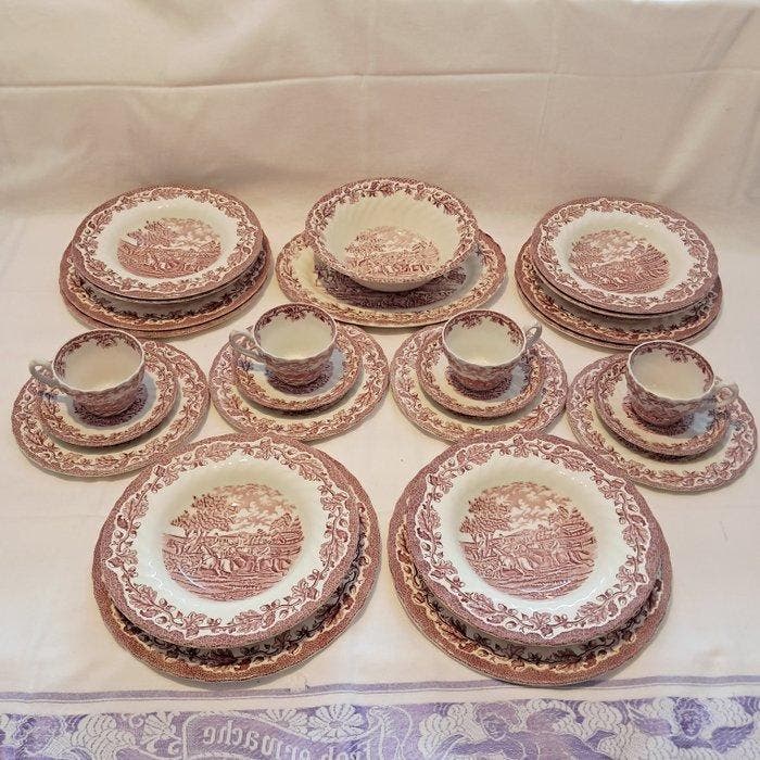 Myott - Eetservies voor 6 (26) - porselein, Antiek en Kunst, Antiek | Glaswerk en Kristal