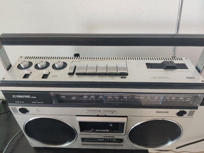 Philips - 580 Draagbare cassettespeler, TV, Hi-fi & Vidéo, Radios