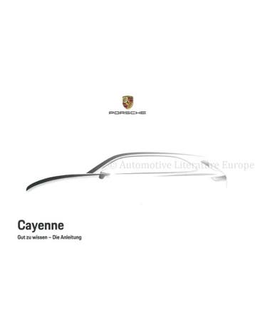 2024 PORSCHE CAYENNE INSTRUCTIEBOEKJE DUITS