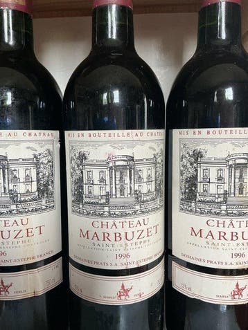 1996 Château Marbuzet - Saint-Estèphe - 3 Flessen (0.75