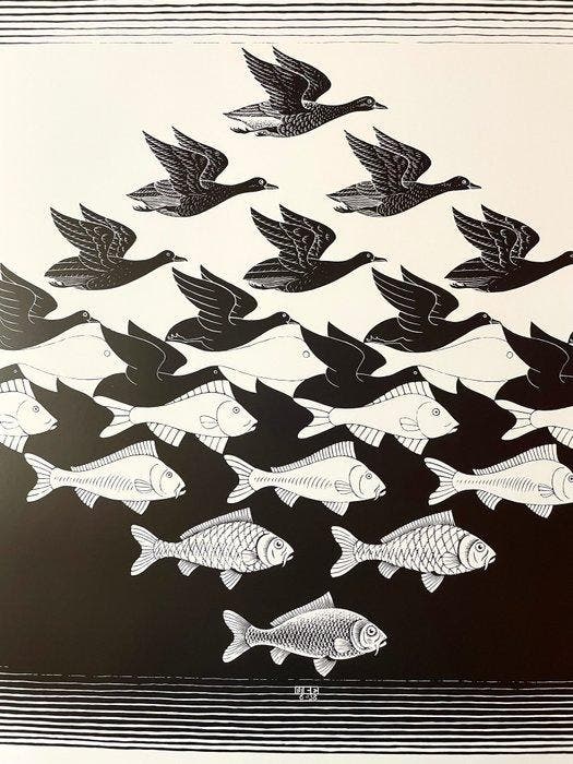 M.C. Escher (1898-1972) - MOSAIC II (1957), Antiek en Kunst, Kunst | Designobjecten