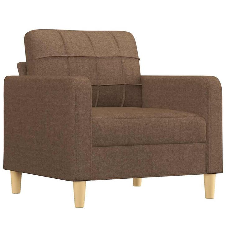 Fauteuil Bruin | Tweede kansje | OP = OP, Huis en Inrichting, Fauteuils, 50 tot 75 cm, Zo goed als nieuw, Metaal, Verzenden