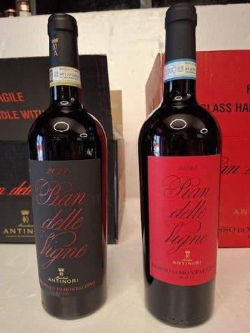 2024 x6 Rosso & 2021 x6 Brunello di Montalcino, Pian delle, Nieuw