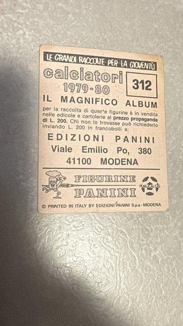 1979/80 Panini Calciatori Diego Maradona 312 Rookie-kaart -, Nieuw
