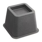 Bedverhoger / meubelverhoger 8 cm (PER STUK) - ZWART, Ophalen of Verzenden, Nieuw