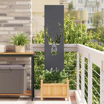 vidaXL Tuin Privacy Scherm Antraciet 32 x 140 cm Koudgewalst, Verzamelen, Posters, Verzenden, Nieuw