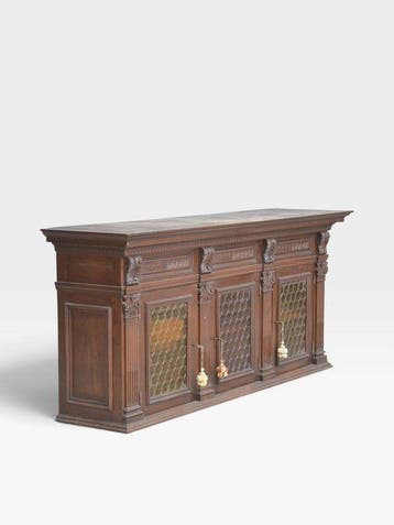 Credenza - Hout, Glas, Metaal - Dressoir / Credenzone