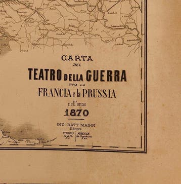 Europa - Frankrijk, Pruisen; G. B. Maggi - Carta del Teatro, Nieuw
