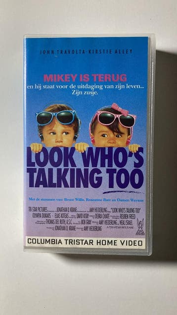 LOOK WHOS TALKING TOO (VHS), Gebruikt