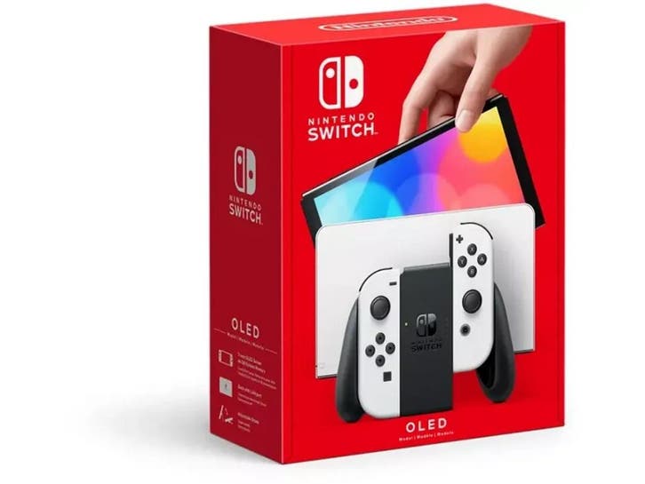 Nintendo Switch OLED - Handheld - 7 inch scherm - Wit, Games en Spelcomputers, Games | Nintendo Switch, Nieuw, Verzenden