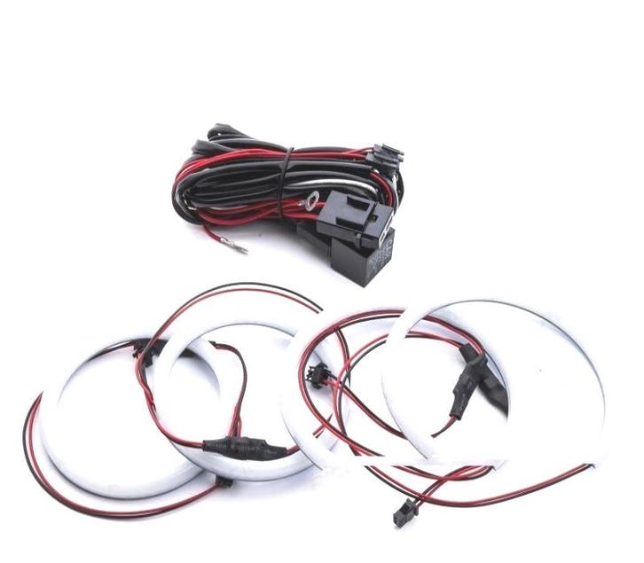 ANGEL EYES FULL LEDS SMD BMW E46 E36 E38 E39 PHARE HALOGÈNE, Auto-onderdelen, Verlichting, Verzenden