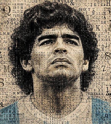 Diego Maradona - 2025 - Decoratief object