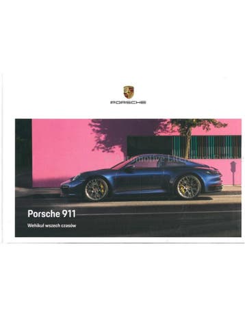 2020 PORSCHE 911 CARRERA HARDCOVER BROCHURE POOLS, Ophalen of Verzenden