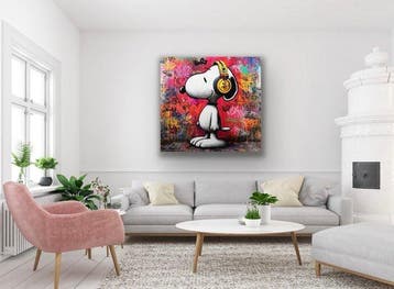 ERIC BRUMETTE - SNOOPY SAVED MY LIFE 52 - Toile L - LIMITED