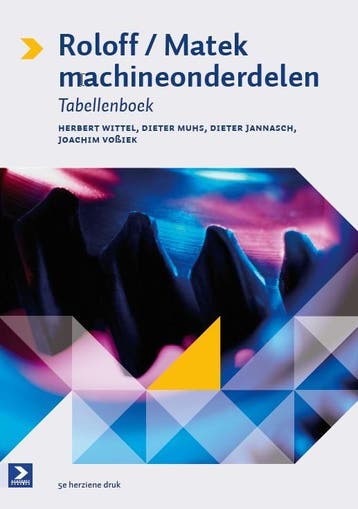 Roloff-Matek Machineonderdelen Tabellenboek, 5e herziene, Verzenden, Dieter Jannasch
